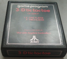 3-D Tic-Tac-Toe (1980) for ATARI 2600 VCS (Modul) working classic 8-bit