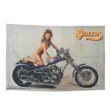 Bikers Life Bike Girl Posterflagge Flagge Fahne