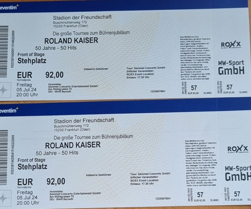 Roland kaiser tickets - kaiser,