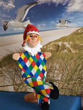 Handpuppe Kasper mit Beinen von Kersa Künstlerpuppen ca. 44 cm groß