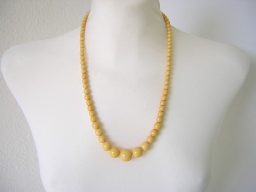 Vintage kette bakelit kugel - kette,