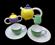 Komplettes Service  Arzberg Fantasia bunt  Matteo Thun Le petite Cafe selten