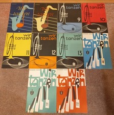 10 Hefte Wir tanzen - Akkordeon Klavie, Noten, Texte, Harth Musik-Verlag