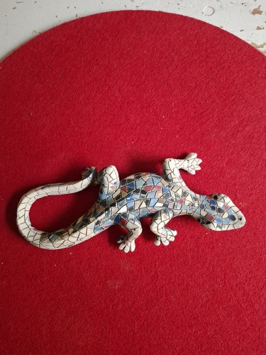 Gecko mosaikstil kunstharz - gecko,
