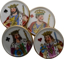 Porzellan Spielmarken Whistmarke ?  Münze  Original #FGX