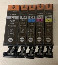 5 x Canon Patrone SET PGI525 + CLI526 BKCMY Pixma iP4850 iP4950 #o.V.F