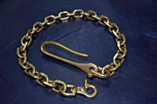 Wallet Chain Messing Lanyard Schlüssel Hosen Geldbeutel Kette Biker Vintage !!!