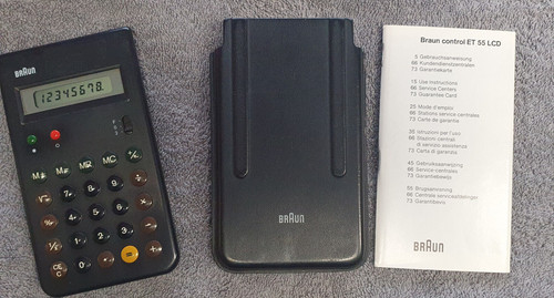 Taschenrechner braun et55 - ,