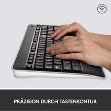 LOGITECH Wireless Illuminated Tastatur K800 (QWERTZ) ohne Dongle