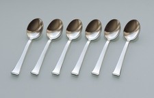 WMF Besteck 2500 Bauhaus 6x Mokkalöffel 10,5 cm versilbert 90