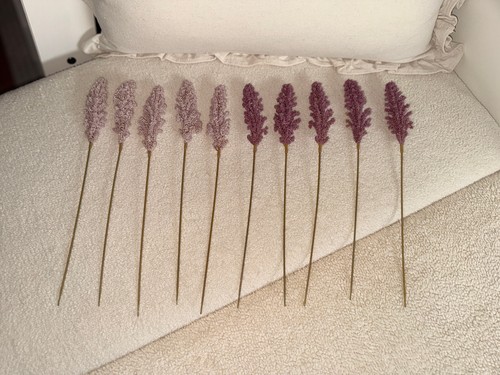 10x deko blumen flieder - 10x,