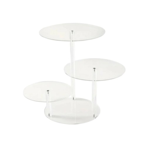 Stöckige acryl etagere - 3-stöckige, acryl-etagere