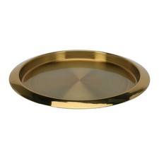 Edelstahl Tablett ø 35 cm