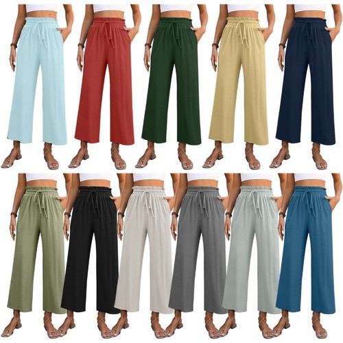 Damen leinenhose baggy - leinenhose,