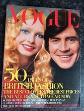 Vintage Vogue  - March 15th 1971   - Lovely smooth intact copy -