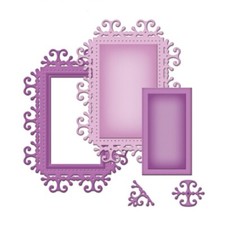 Stanzschablone Rahmen