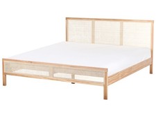 Bett Kiefernholz hell braun