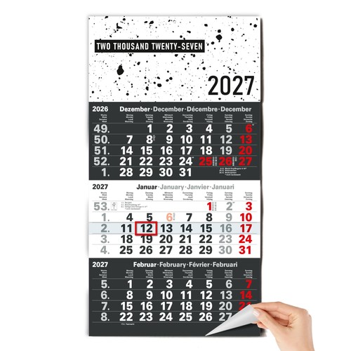 Monatskalender 2027 - 3,