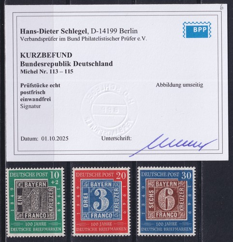 Bund 100 jahre briefmarken - bund, nr