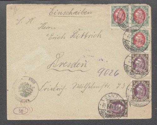 Danzig kogge brief mit - danzig,kogge,brief,
