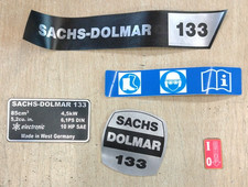 SACHS DOLMAR 133 Aufkleber-Set für Motorsäge, Chainsaw decal kit