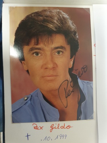Rex gildo autogrammkarte - gildo,