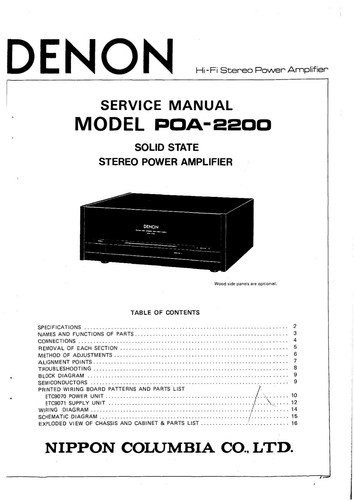 Service manual anleitung für - service,