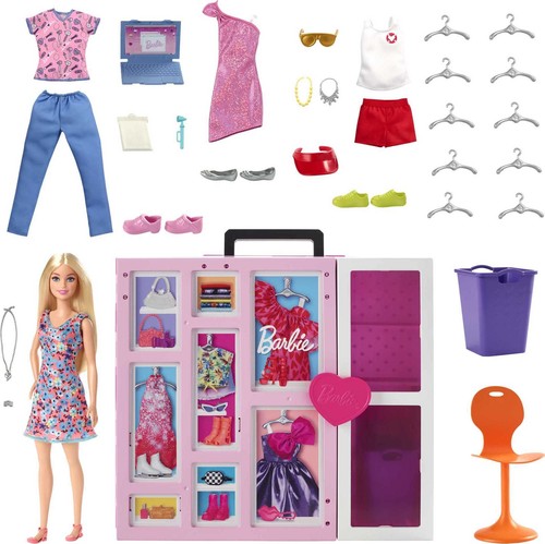 Barbie kleiderschrank kleidung - barbie-kleiderschrank,