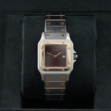 Cartier Santos Carree ref.2691 'Burgundy'