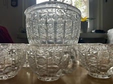 Bowle Set, 60er Jahre DDR