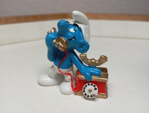 Schleich schlumpf mit - schlumpf, telefon