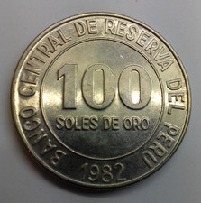 Peru 100 Soles, 1982 ##