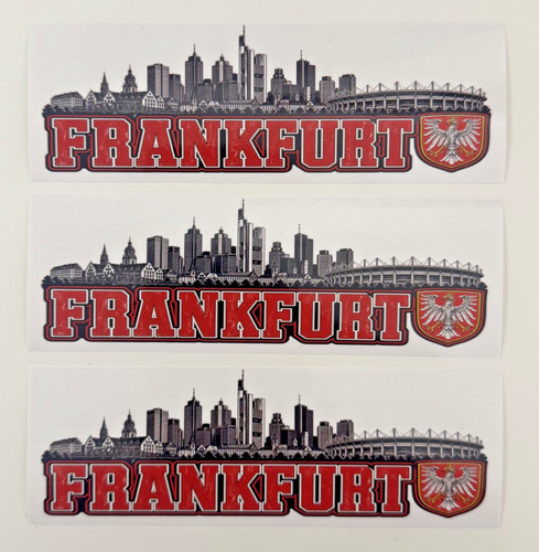 Frankfurt skyline aufkleber - skyline,