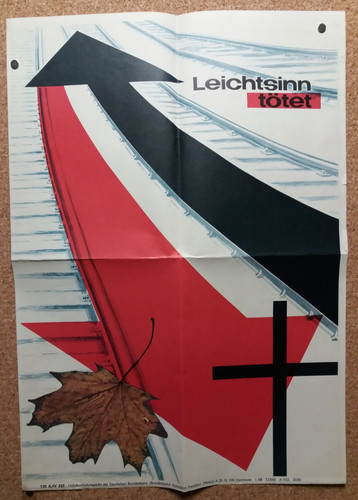 Plakat deutsche bundesbahn - plakat,