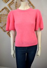 NEU? Hallhuber ?kuschliger Alpaka Mohair Kurzarm Pullover M 38 40 rosa ?