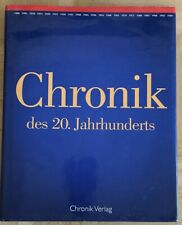 Chronik-Verlag -Chronik des 20. Jahrhunderts - Topzustand incl Ergänzung 8-12/99