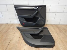 2x Türverkleidung Skoda Octavia 5E Scout Kombi schwarz vorne & hinten links