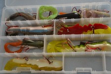 8 Gummifische mit Box (verschiedene Größen)