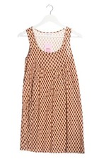 LASCANA Sommerkleid Damen Kleid Gr. DE 34 creme-braun Casual-Look