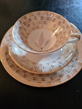 Bavaria Elfenbein Porzellan 3 Teile Gedeck Tasse Untertasse Vintage