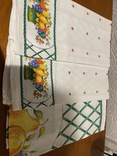 3 Stück Baumwolle Geschirr Küchen Tuch, Obst  Motiv 50x70cm