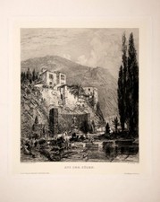 "Aus dem Süden". Radierung