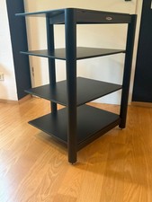 EMPIRE Audio HiFi-Rack  (4 Ebenen, schwarz lackiert) – Hochwertiges HiFi Rack