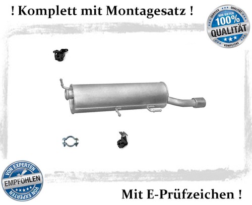 Endschalldämpfer für peugeot - für,