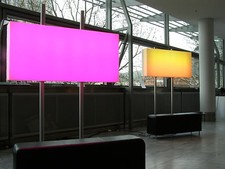 EASYLIGHT LED-WALL   130x60cm Acrylglas 72x1W RGB  LEDs