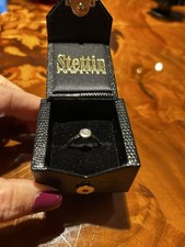 Ring Solitär in 585/14k Weissgold  mit  Brillant 0,25 ct