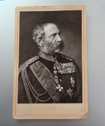 Kabinettfoto könig albert - könig, von