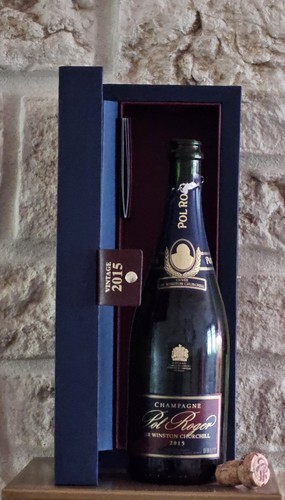 Leere champagner flasche - leere,