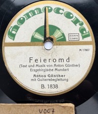 78rpm Rar ERZGEBIRGE ANTON