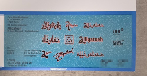 Ticket für jahre - ticket, 20